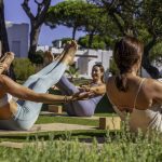 Vilamoura outdoor yoga lessons Prado Villas Algarve
